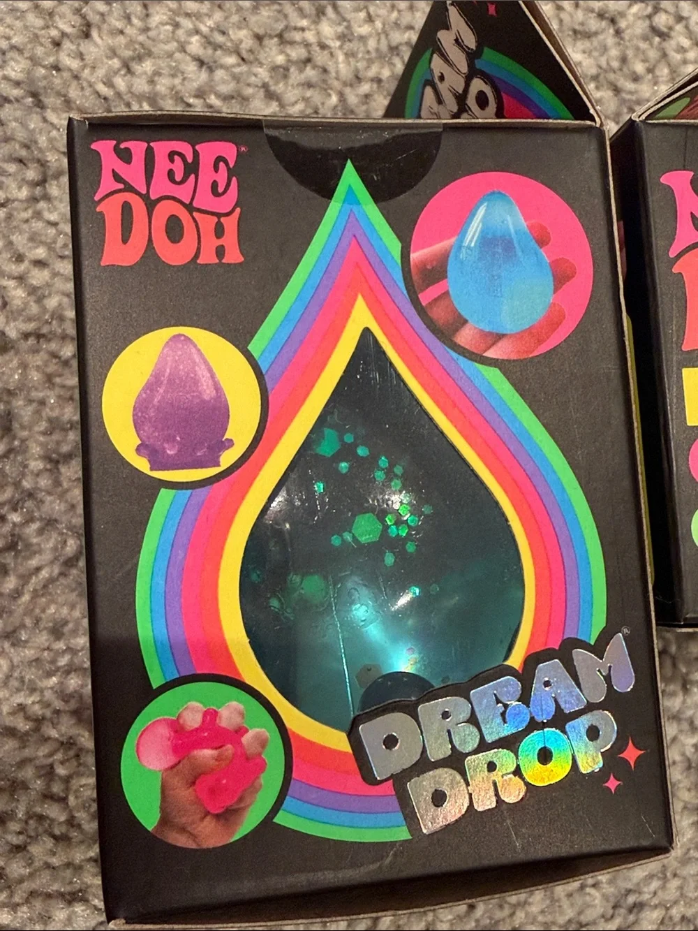 Schylling Needoh Teenie Nee Doh Hot Shots/Dream drop/Nice glow cube - brand new